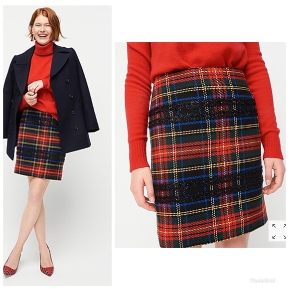 J. Crew Dresses & Skirts - NWT J.Crew Mini skirt in Lurex® Stewart tartan